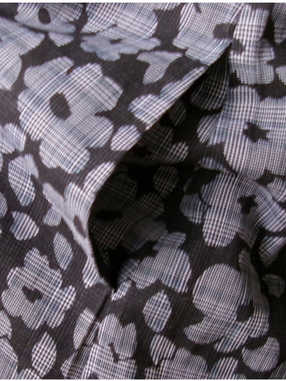 Brooks Brothers Glen Plaid Flower Cotton Dress - Picture 8 of 10